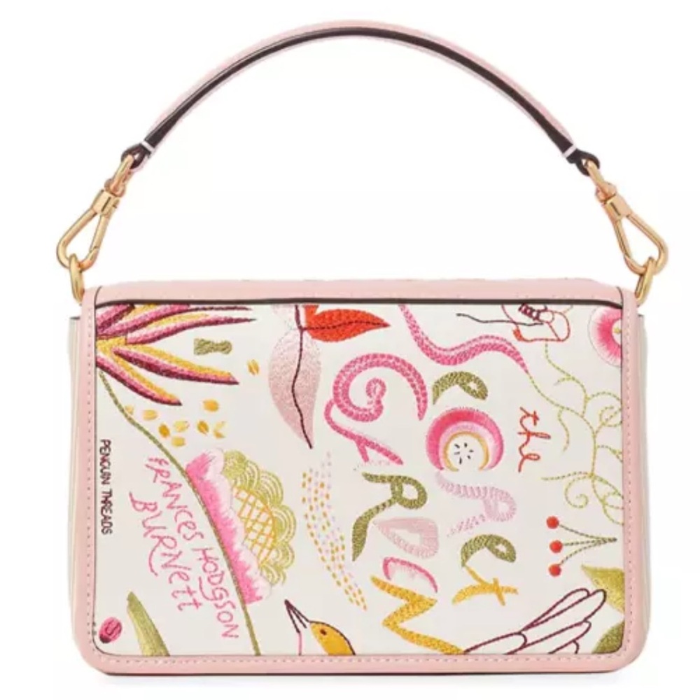 AUTH NWT $398 Kate Spade New York Storyteller Secret Garden Embroidered Bag NEW
